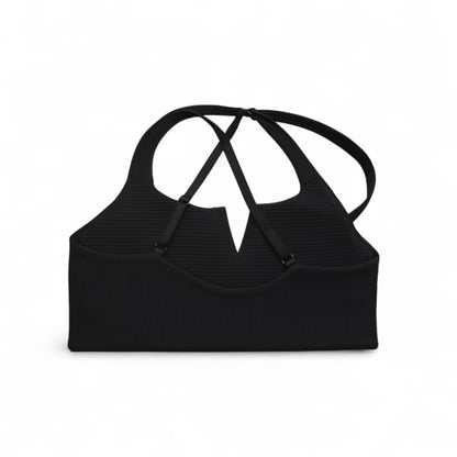 Femme Contour Bra Top – Noir Ribbed